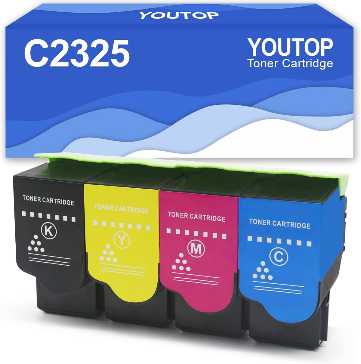 C2310K0 C2310C0 C2310M0 C2310Y0 Toner Cartridge(1,000 Pages) Compatible for C2325 C2425 C2535 MC2325adw MC2640adwe C2535dw C2425dw MC2535adwe MC2640adwe Printer