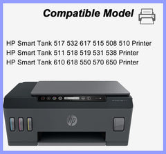 X4E75A M0H50A PrintHead Smart Tank Plus 651 Print Head Use for HP 517 532 617 515 508 510 511 518 519 531 538 610 618 550 570 650 Printer