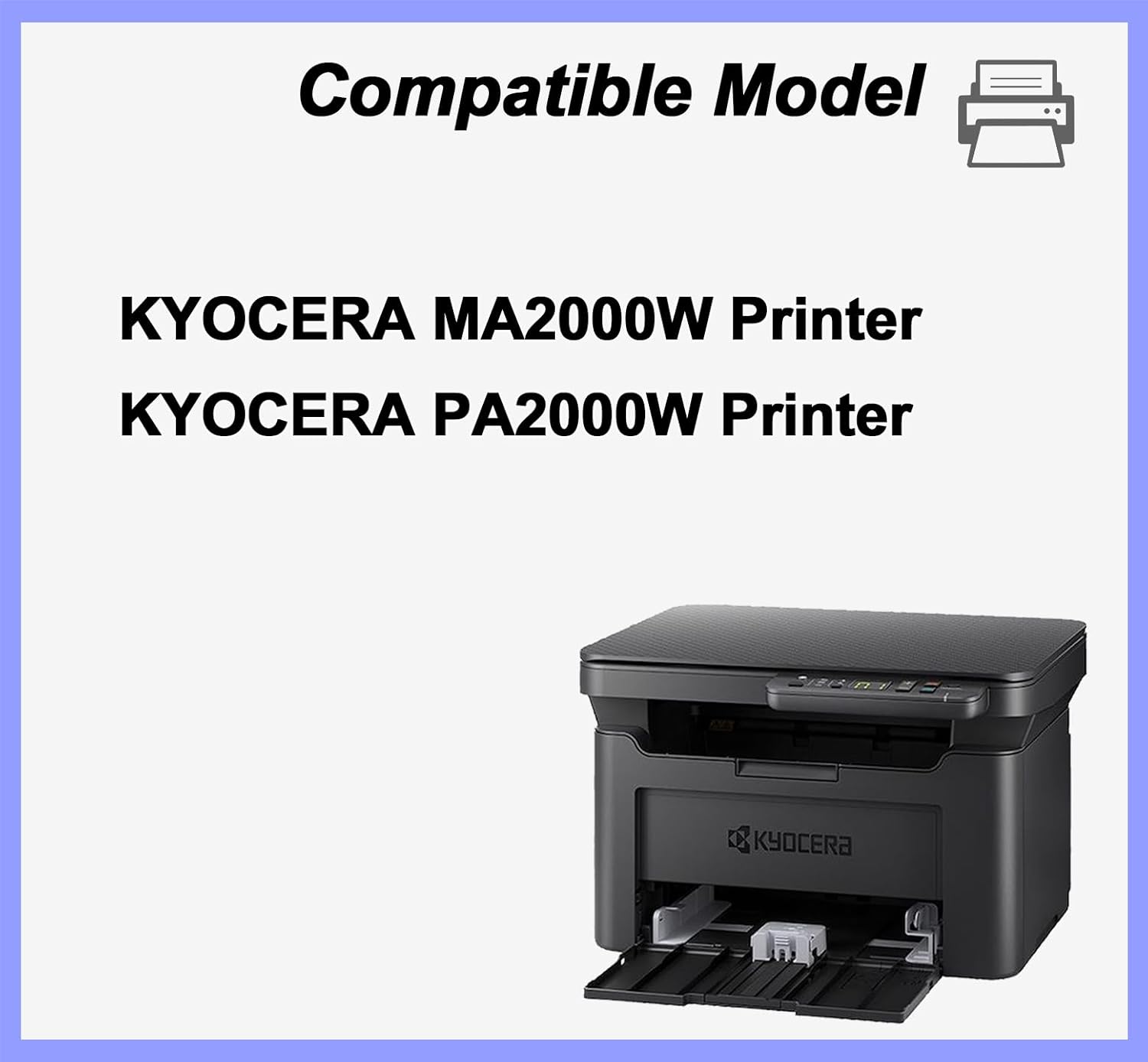 YOUTOP 1PK TK-1242 TK1242 Black Toner Cartridge Compatible for KYOCERA MA2000W PA2000W (1T02Y80UX0)