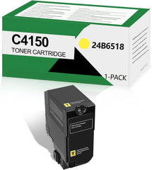 YOUTOP C4150 Toner Cartridge Yellow Compatible for 24B6518 Toner Cartridge Compatible for C4150 Printer (1-Pack)