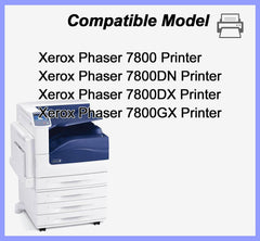 Compatible 7800 Toner Cartridge Replacement for Xerox Phaser 7800 7800DN 7800DX 7800GX Printer|106R01569 106R01566 106R01567 106R01568 |4-Pack(Black Cyan Magenta Yellow)