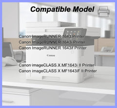 YOUTOP T06 Black Toner Cartridge Replacement for Canon T06 Toner Compatible for Canon ImageRUNNER 1643 1643i 1643if Printer imageCLASS X MF1643i II MF1643iF II Printer