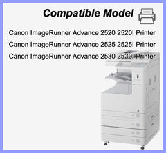 GPR-35 GPR35 Black Toner Cartridge Replacement for Canon GPR-35 2785B003AA Toner Compatible for Canon ImageRunner Advance 2520 2520I 2525 2525I 2530 2530I Printer