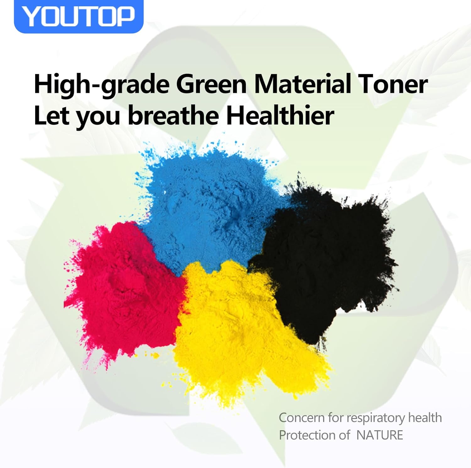 YOUTOP 4PK TNP49 TNP-49 Toner Cartridge High Yield Replacement for Konica Minolta Bizhub C3351 C3851fs (A95W130 A95W430 A95W330 A95W230)