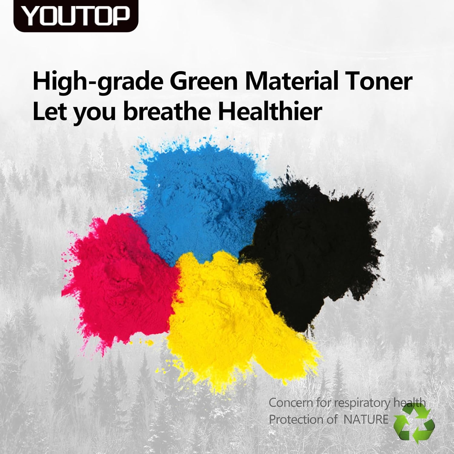 YOUTOP 213A W2131A Toner Cartridge 213A W2131A Cyan Toner Replacement for Color Enterprise Flow 6700 6701 5700 MFP 6801 6800 5800 Printer