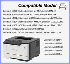 56F0Z00 Imaging Unit Replacement for 56F0Z00 Drum Unit Compatible for MS321 MS421 MS521 MS621 MS622 MX321 MX421 MX522 MX622 MB2328 MB2442 XM1242 XM1246 Printer