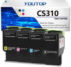 YOUTOP CS310 Toner Cartridge High Page Compatible for CS310dn CS410dn CS310n CS310 CS510de CS410n CS410 CS510 Printer