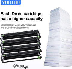 YOUTOP DR229CL Drum Unit Imaging Unit Replacement for Brother MFC-L8395CDW MFC-L3720CDW MFC-L3780CDW MFC-L3765CDW HL-L3280CDW Printer(30,000 Pages)