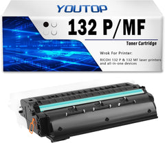 132P Black Toner Cartridge Replacement for Ricoh 132 P 132 MF Toner Cartridge Use for Ricoh 132 P & 132 MF Printer