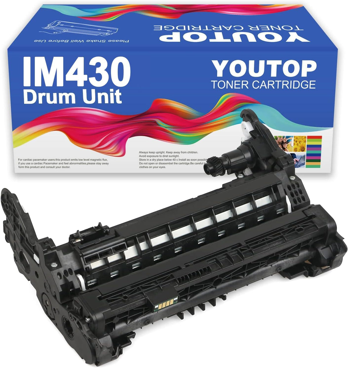 YOUTOP IM 350 IM 430 lmaging Unit 1-Pack 418094 419095 Black Drum Unit Compatible for Ricoh IM 350F IM 430F 430FbTL 430Fb P 501TL P501 P501TL Printer