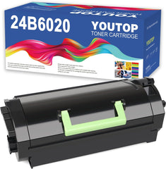 YOUTOP 24B6020 Black Toner Cartridge Compatible for XM7155 XM7155X XM7163 XM7163X XM7170 XM7170X XM5270 XM7263 Printer(1 Pack)