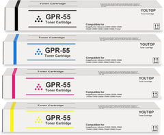 4 Pack GPR-55 GPR55 Toner Cartridges Replacement for Canon ImageRunner Advance C5535 C5535i C5540 C5540i C5550 C5550i C5560 C5560i Printer(0481C003 0482C003 0483C003 0484C003)