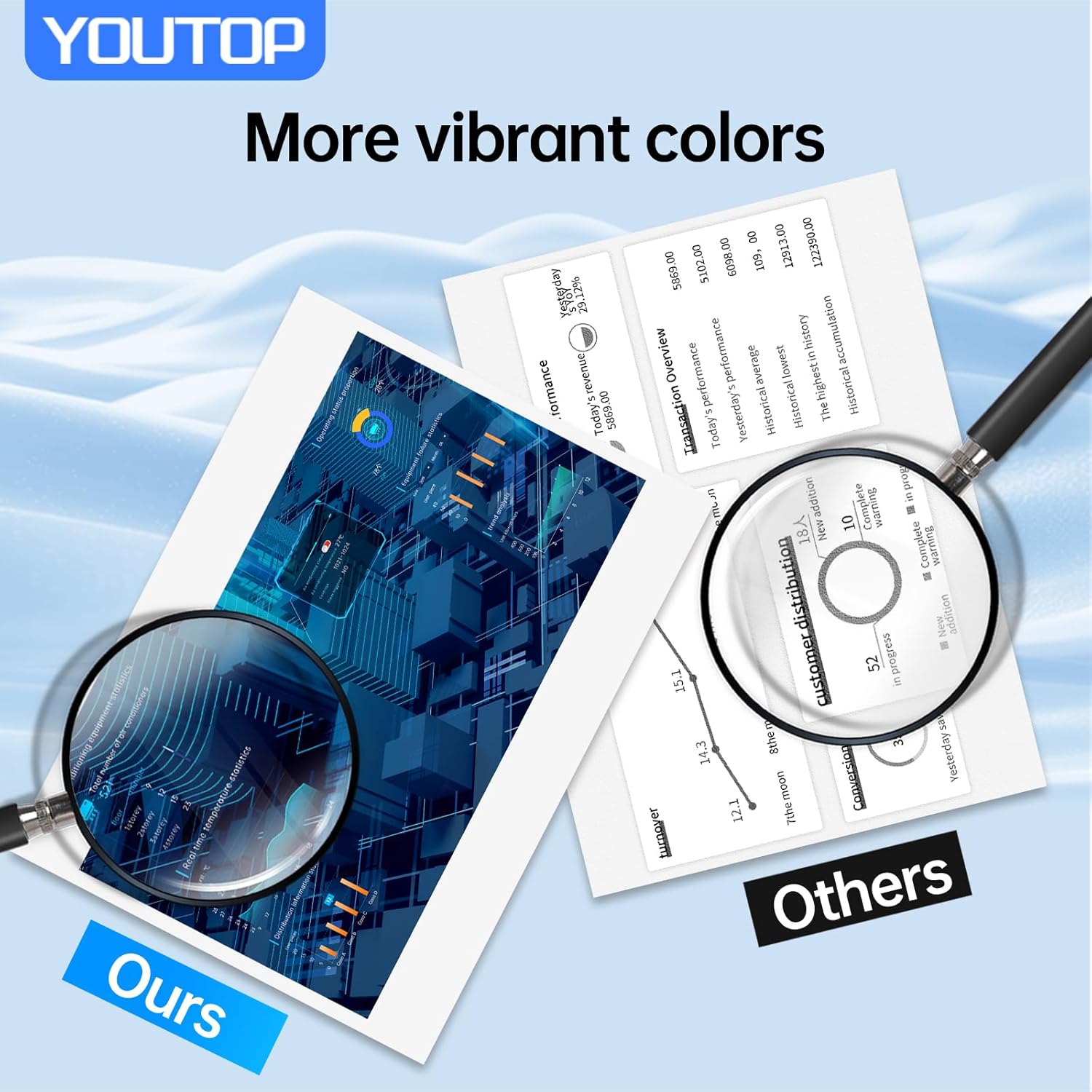 YOUTOP SP01 SP-01 SP-1 Sublimation Ink Cartridge SP01XLBK SP01CS SP01MS SP01YS Ink Cartridge Works for SP-1 Sublimation Inkjet Printer(4 Pack)