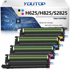 H625/H825/S2825 Series Drum unit Replacement for Dell MJN86 CD7Y3 D20NH 16C0Y Drum Cartridge Comptible for DELL H625cdw H825cdw S2825cdn Printer