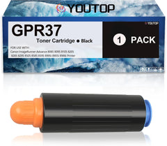 YOUTOP GPR-37 GPR37 Black Toner Cartridge Replacement for Canon 3764B003AA Toner Compatible for Canon ImageRunner Advance 8085 8095 8105 8205 8285 8295 8505 8585 8595 8995i 8905i 8986i Printer