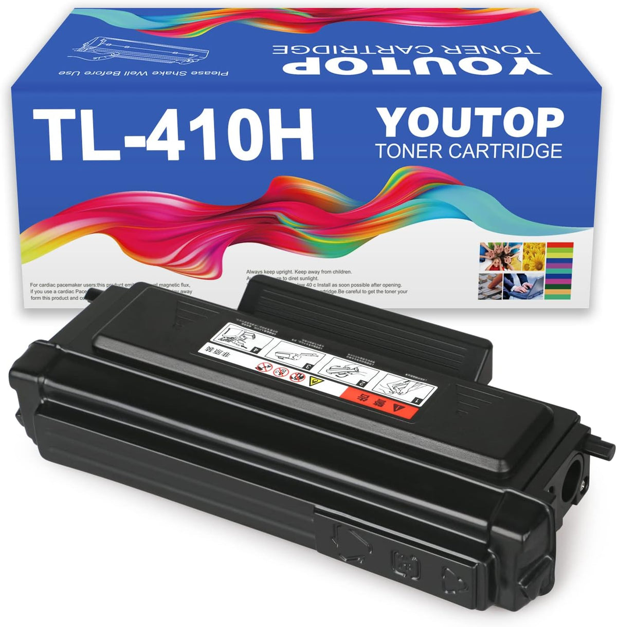 1PK TL-410H TL410H Black Toner Cartridge Replacement for P3010D 3300DN M6700D 6800FDW 6802FDW 7100DN 7200FD 7202FDW 7300FDN Printer