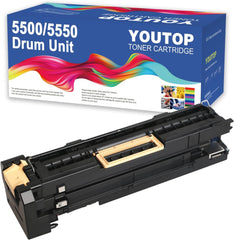 YOUTOP 5500 5550 Drum Cartridge Remanufactured Replacement for Xerox 113R00670 Drum Unit Compatible for Xerox Phaser 5550 5500 Printer(60,000 Pages)