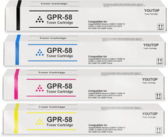 High Yield GPR-58 GPR58 Toner Cartridge Replacement for Canon imageRUNNER Advance C256iF II C256iF III C356iF II C356iF III DX C257iF DX C357iF DX C359IF DX C259IF|4-Pack