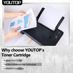 YOUTOP 213Y High Yield Toner Cartridge 213Y W2133Y Toner Magenta Replacement for Color Enterprise Flow 6700 6701 5700 MFP 6801 6800 5800 Printer(1 Pack)