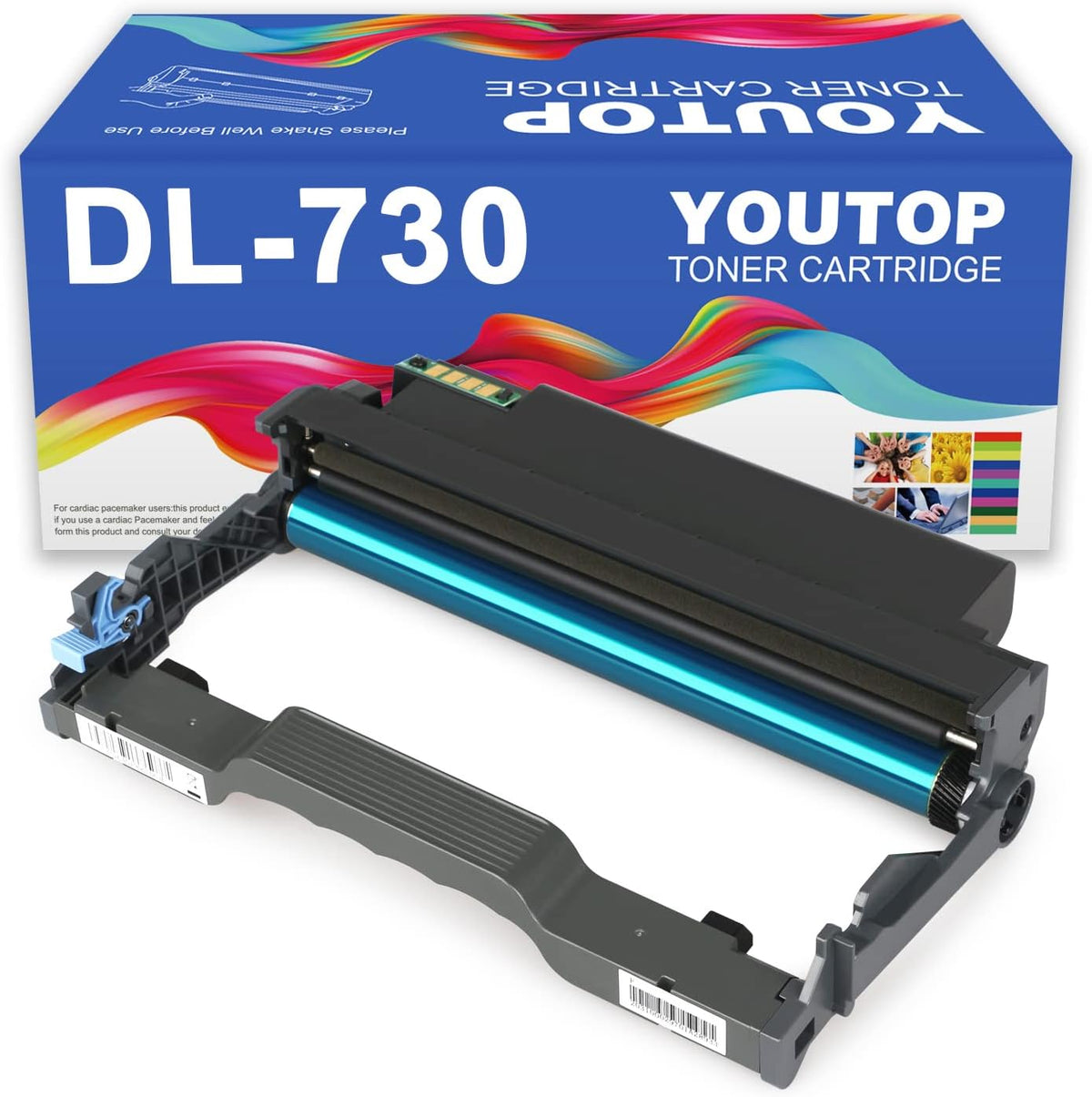 YOUTOP DL-730 DL730 Drum Unit Replacement for L2300DW L2350DW L2710FDW M15DW M29DW M118DW Printer(1-Pack)