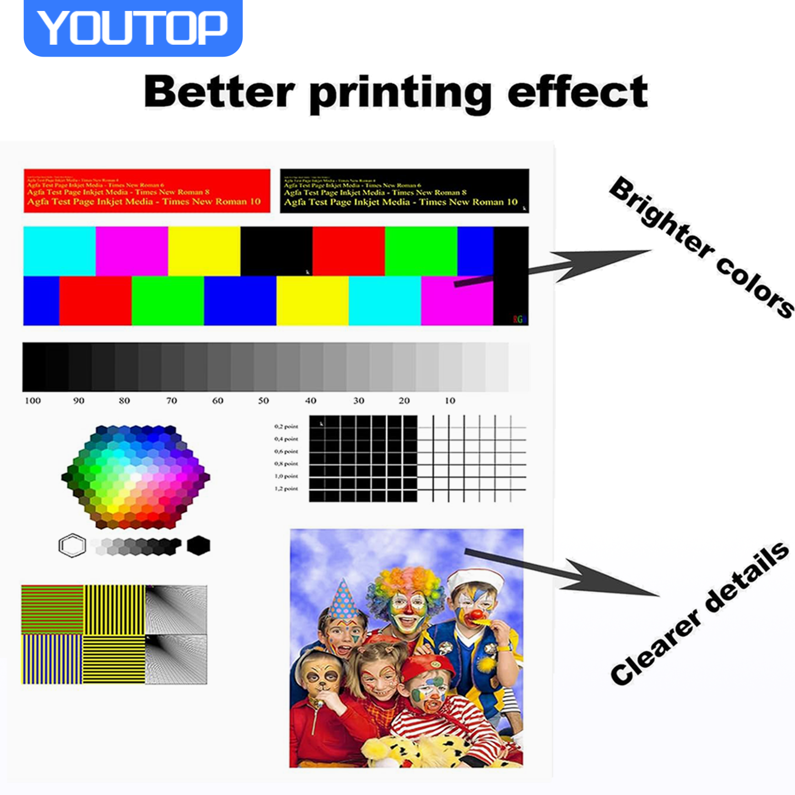 YOUTOP CS310 Toner Cartridge High Page Compatible for CS310dn CS410dn CS310n CS310 CS510de CS410n CS410 CS510 Printer