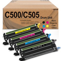 YOUTOP 4PK C500 C505 Imaging Unit use for 108R01484 108R01481 108R01482 108R01483 Drum Cartridge Compatible for Xerox Versalink C500N C500DT C500DN C505DN C505S C505X C505XL Printer